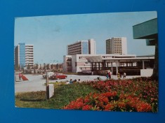 CPIB 23065 CARTE POSTALA - MANGALIA NORD - JUPITER. HOTEL &quot;CAPITOL&quot;, CIRCULATA, 1974, STAMPILE, TIMBRU, AUTOTURISM