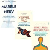 Pachet 3 carti: Marele nerv, Nervul vag si Stimularea nervului vag - Dr. Kevin J. Tracey, Dr. Yann Rougier, Eric Cobb