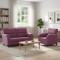 Set de canapea 2 pcs Violet Catifea - 1