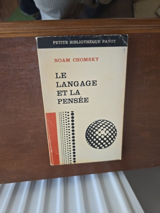 Le langage et la pens&eacute;e - Noam Chomsky