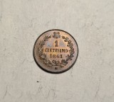 Italia 1 Centesimo 1861 M Superba Piesa de Colectie