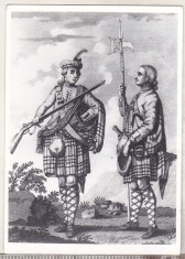bnk cp Uniforme militare - Scotia - Highland soldiers - necirculata