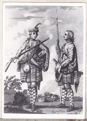 bnk cp Uniforme militare - Scotia - Highland soldiers - necirculata foto