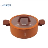 SEMIO ALU+CAP 24x10.5CM,4.4L,TERRA ROSSA