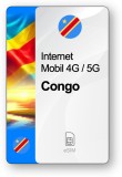 ESIM Internet Republica Democratică Congo, valabil 7 zile, trafic 1 GB, Premium