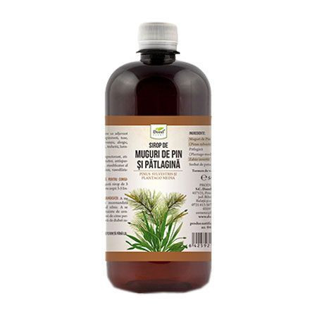 SIROP MUGURI PIN&amp;PATLAGINA 500ML