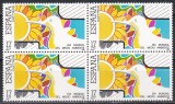 Spania 1985 - Ziua Internațională a Protecției Mediului, Bloc de 4, MNH, Nestampilat