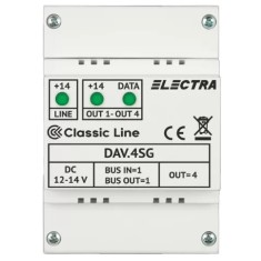 Doza derivatie video DAV.4SG Classic 4 iesiri - ELECTRA DAV.4SG