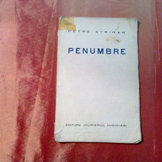 PETRE STRIHAN - PENUMBRE - editie princeps, 1929, 88 p.; coperta originala