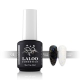 Laloo Cosmetics Star Top Coat No.01 Argintiu cu Sclipici, Strat Final Manichiura, 15ml