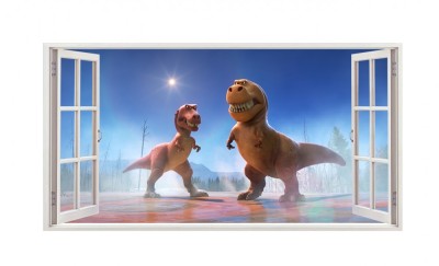 Sticker decorativ cu Dinozauri, 85 cm, 4368ST foto