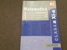 MATEMATICA CLAS A XI A M2 MARIUS BURTEA