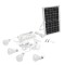 Sistem pentru iluminat cu 4 becuri LED, panou solar 9V/12W si 1xUSB incarcare