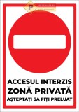 Indicator pentru zona privata