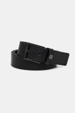 HUGO curea de piele barbati, culoarea negru, 50537026