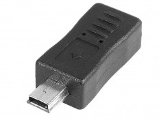 Adaptor Tracer mini USB la microUSB negru foto