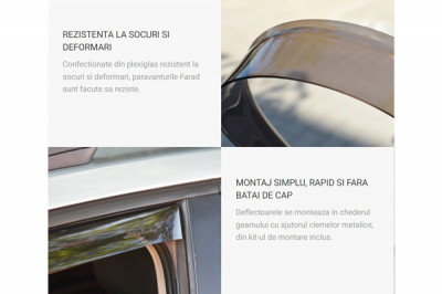 Set Deflectoare Aer Fata Farad Pentru Volkswagen Sharan (2010-) Seat Alhambra (2010-) 13.094 M foto