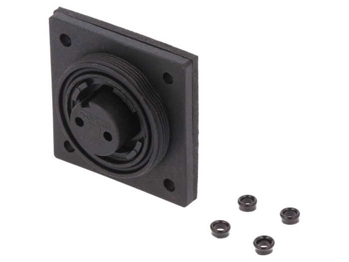 Conector circular mamă IP68 2 pini