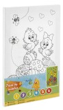 Tablou pictura pe numere - Puisori de Paste PlayLearn Toys, Grafix