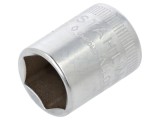 Tubulară 13 mm, 1/4", 6 puncte, cromată
