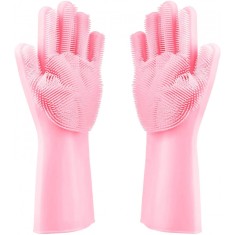 Manusi profesionale din silicon cu perii pentru spalat vasele si pentru protejarea mainilor, reutilizabile, MyStyle&reg; Kitchen