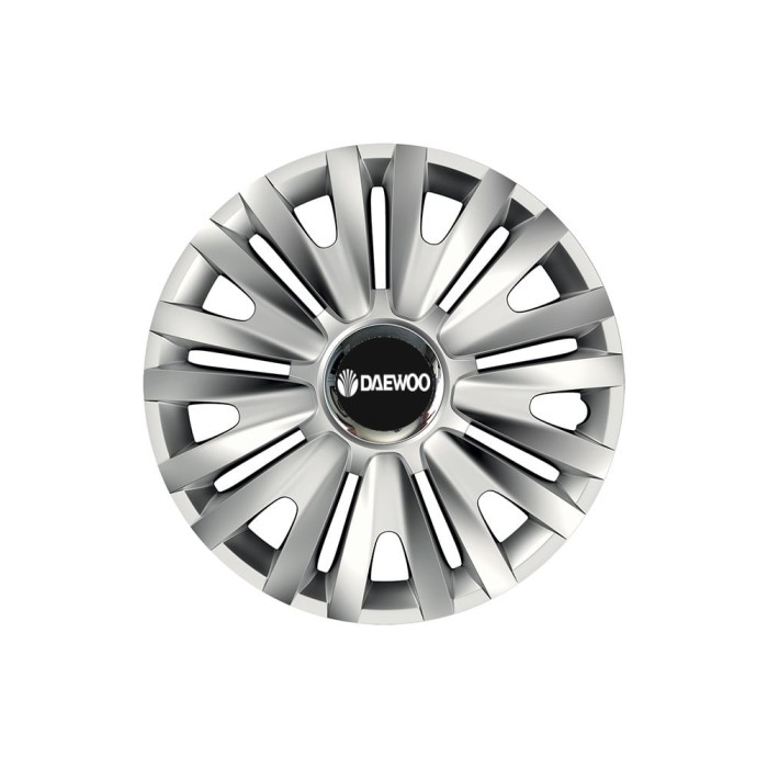 Set 4 capace roti Cu Inel Cromat Royal R14 pentru gama auto Daewoo