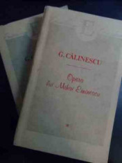 Opera Lui Mihai Eminescu Vol. 1-2 - G. Calinescu ,547741 foto
