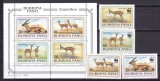 Burkina Faso 1993 fauna WWF MI 1298-1305 MNH ww80