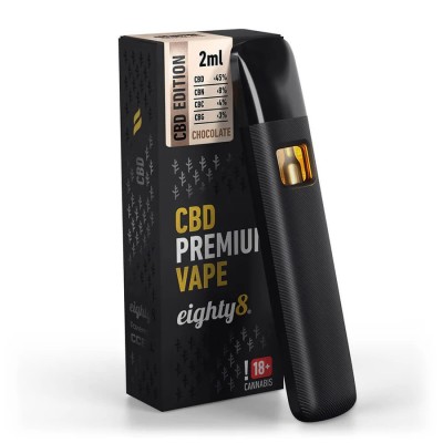 Vaporizator CBD Eighty8 Chocolate 45% CBD 0,5 ml foto