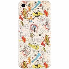 Husa silicon pentru Apple Iphone 5 / 5S / SE, Vintage Comic foto