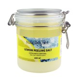 Exfoliant corporal Lemon Peeling Salt, 500 ml, Nirvana Spa