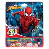 Happi hobbi set pentru desen giga block 5 in 1 marvel spider man