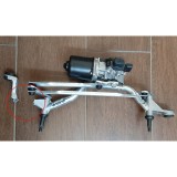 Mecanism stergator parbriz cu motoras Renault Clio 4, 10.2012-12.2019, Fata, Aftermarket RUPTA- SE POATE FOLOSI DOAR MOTORASUL