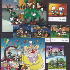 Grenada Grenadines 1996 Disney MI 2219-2224 + 2 bl.347,348 MNH