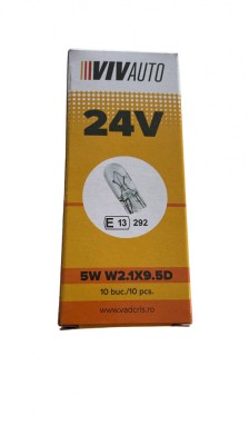 Bec auto Lucas , tip nou 24V, 5W, W2.1X9.5D foto