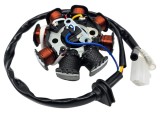 Magnetou Stator Scuter Chinezesc GY6 4T 50cc 80cc, 8 Bobine, 4 Fire, Diametru 88.5mm , 4T , TM Motorcycle Parts , GY6 50 , GY6 60 , GY6 80 , 8 bobine