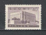 Finlanda.1956 Cladirea Parlamentului KF.60, Nestampilat