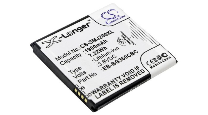 Cameron Sino 1900mAh Samsung Galaxy J2,Galaxy J2 Duos,SM-J200H/DS,SM-J200H/DD,SM-J200F/DS,Galaxy J2 Duos LTE,Galaxy Core Prime Value Edition,SM-G361,G
