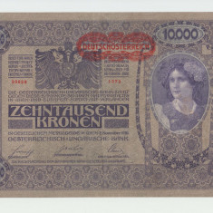 AUSTRIA - UNGARIA 10000 Kronen/Korona/Coroane 1918 , AUNC , B1.24