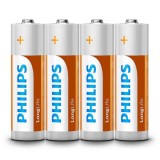 BATERIE LONGLIFE R6 AA FOLIE 4 BUC PHILIPS EuroGoods Quality