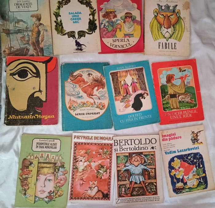 Carti de povesti pentru copii-set 12 bucati