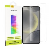 Folie de protectie Ecran Techsuit Clear Vision pentru Samsung Galaxy S24 S921, Sticla Securizata, Full Glue