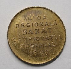 MEDALIE FRA . LIGA REGIONALA BANAT . CAMPIONATUL REGIONAL 1936 .