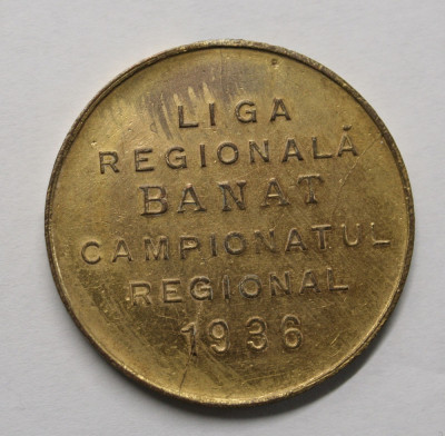 MEDALIE FRA . LIGA REGIONALA BANAT . CAMPIONATUL REGIONAL 1936 . foto