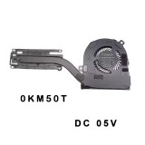 Cooler Laptop, Dell, Latitude 7290, E7290, 0KM50T, KM50T, (intel graphics), EG50040S1-C920-S9A, AT1S5002ZAL, 5V, 0.40A