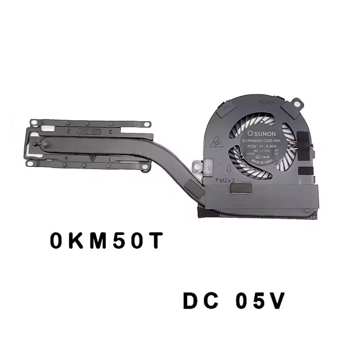 Cooler Laptop, Dell, Latitude 7290, E7290, 0KM50T, KM50T, (intel graphics), EG50040S1-C920-S9A, AT1S5002ZAL, 5V, 0.40A