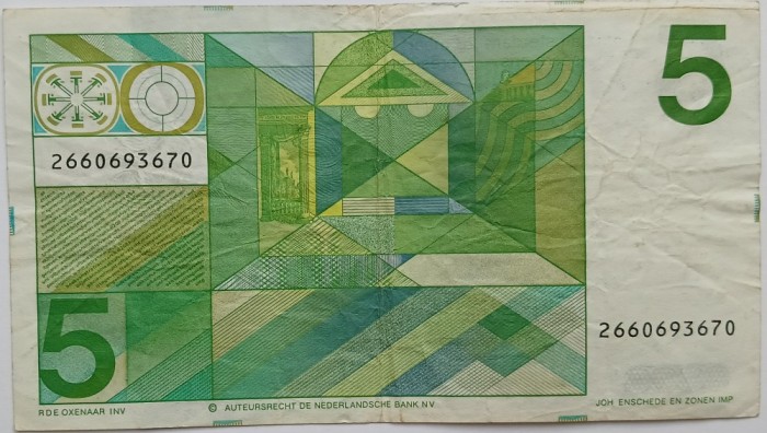 Olanda, 5 Gulden 1973