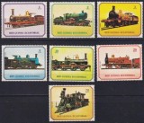 Guinea Ecuatoriala 1978 - Trenuri, locomotive, serie neuzata
