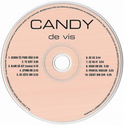 Candy - De Vis, CD, fara coperti foto