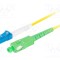 Patch cord fibră optică LANBERG LC/UPC - SC/APC 2m monomod SMF G657A1
